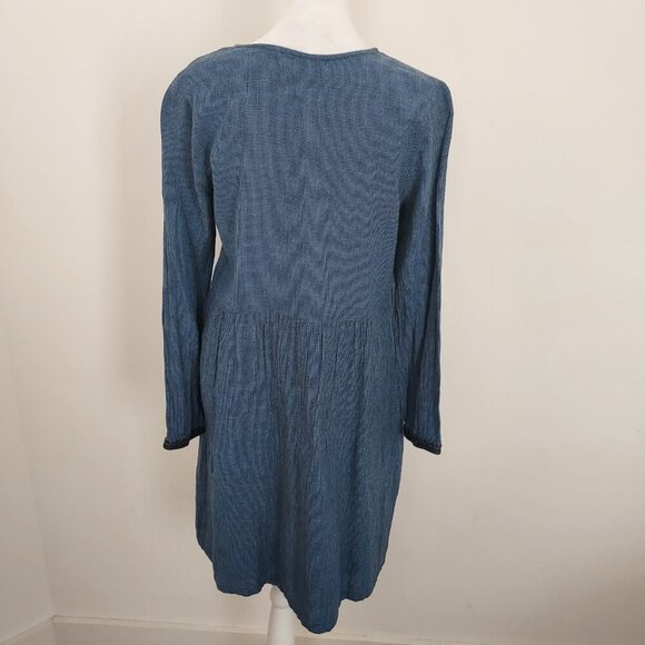 Indi & Cold San Sebastián Embroidered Long Sleeve Dress Size Small - Picture 3 of 9